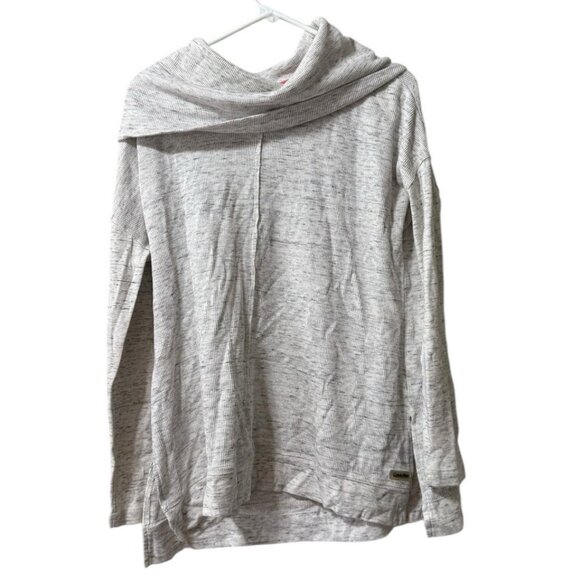Calvin Klein‎ Performance Top Women’s Sz Medium Gray Long Sleeve Pullover Preppy - Picture 1 of 11